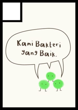Bakteri Baik circle cut